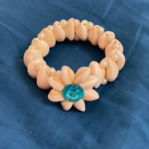 Handmade shell bracelet, never worn